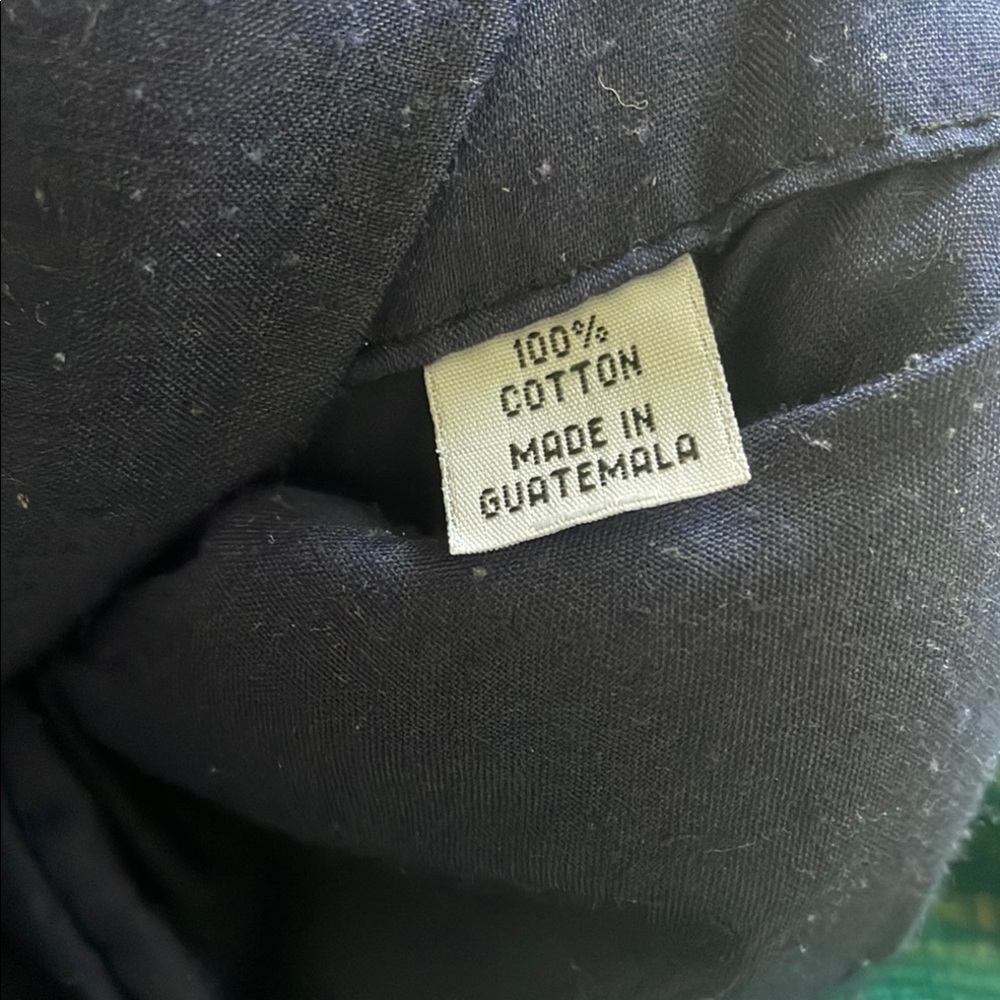 Source Unknown Teal And Multicolor Floral Tote - image 3